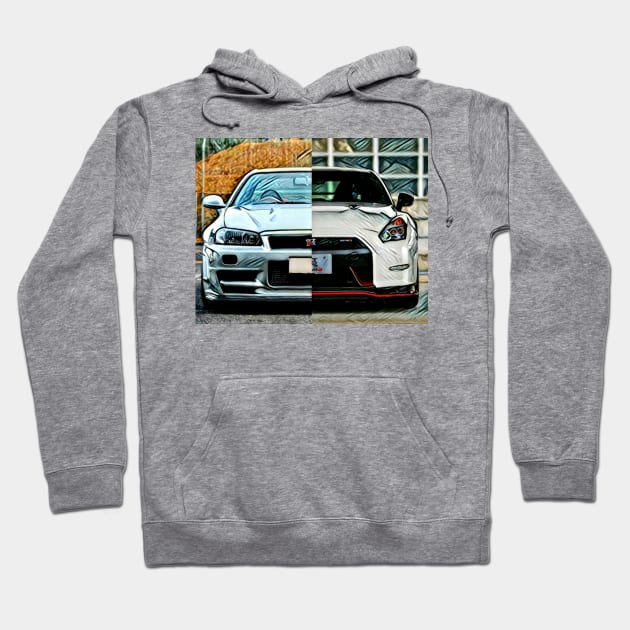 Evolution Nissan GTR Hoodie by d1a2n3i4l5